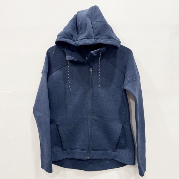 Sweaty Betty Full Zip Training Hoodie Sweatshirt Medium Blue - Picture 1 of 7